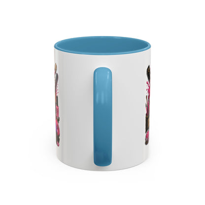 Coffee Mug — "Nails Are My Therapy" Pink Nail Tech Gift