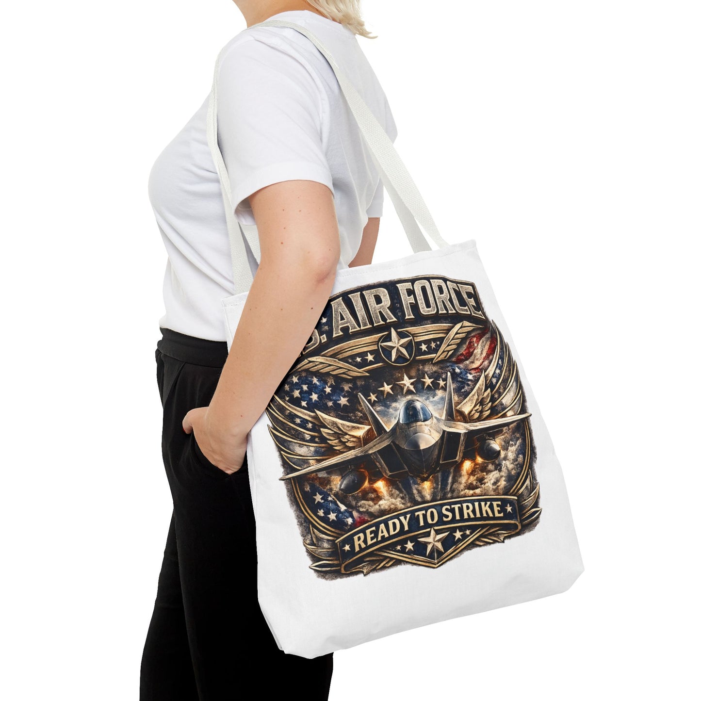 U.S. Air Force "Ready to Strike" Tote Bag