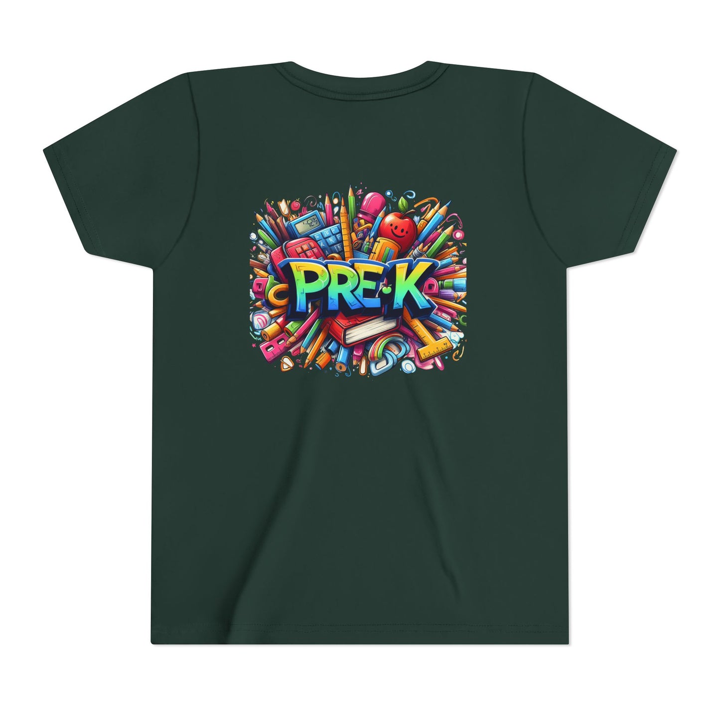 PRE-K Kids Tee — Colorful Back-to-School Pre-K Shirt for Preschoolers