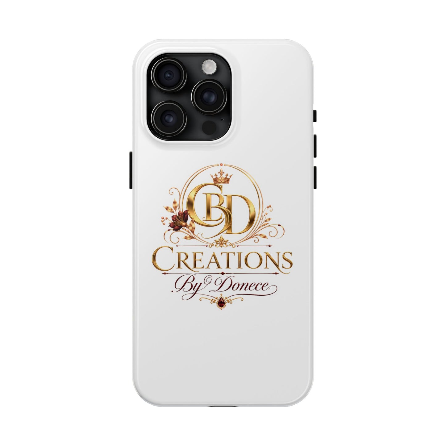 BD Creations By Donece Elegant Logo Tough Phone Case — Protective iPhone Cover