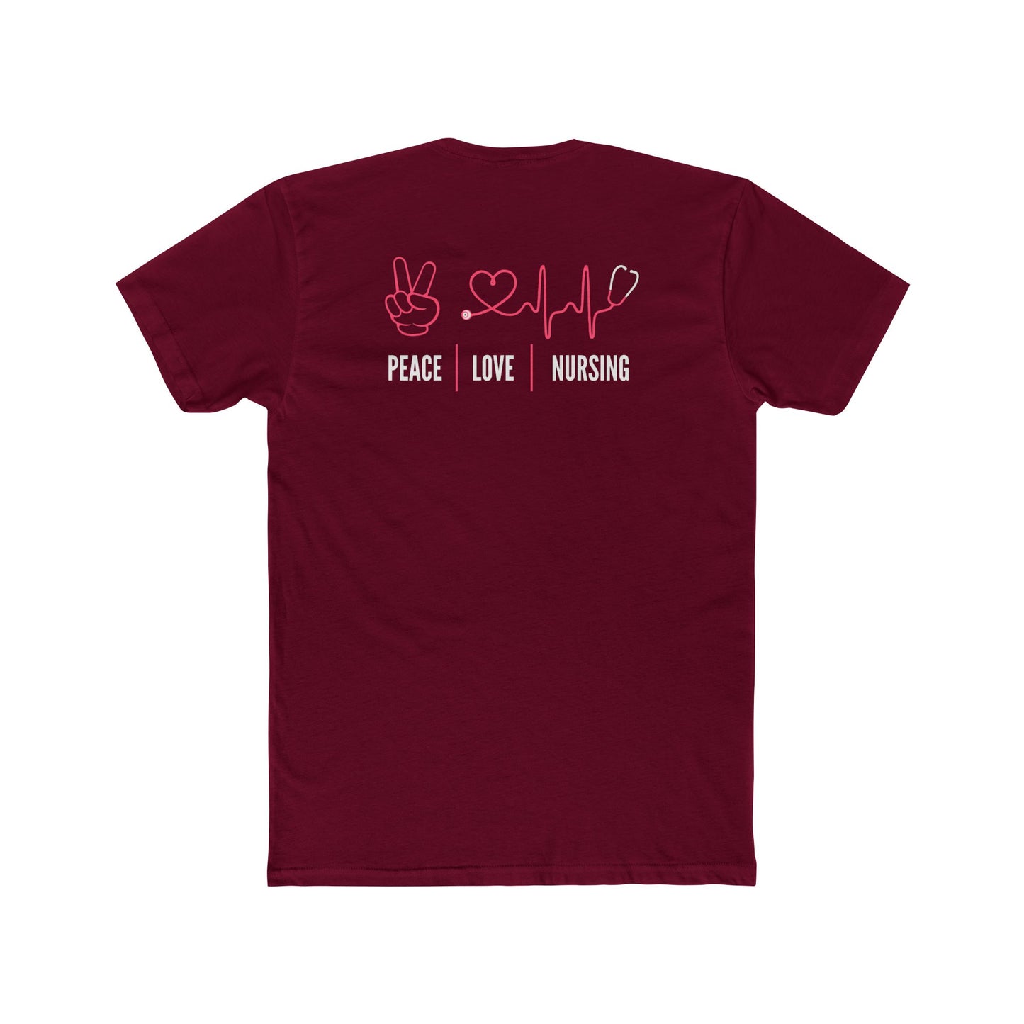 Nursing Tee — Peace Love Nursing Graphic Shirt