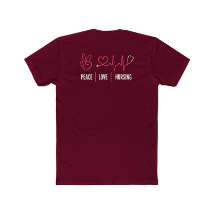 Nursing Tee — Peace Love Nursing Graphic Shirt