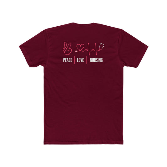 Nursing Tee — Peace Love Nursing Graphic Shirt