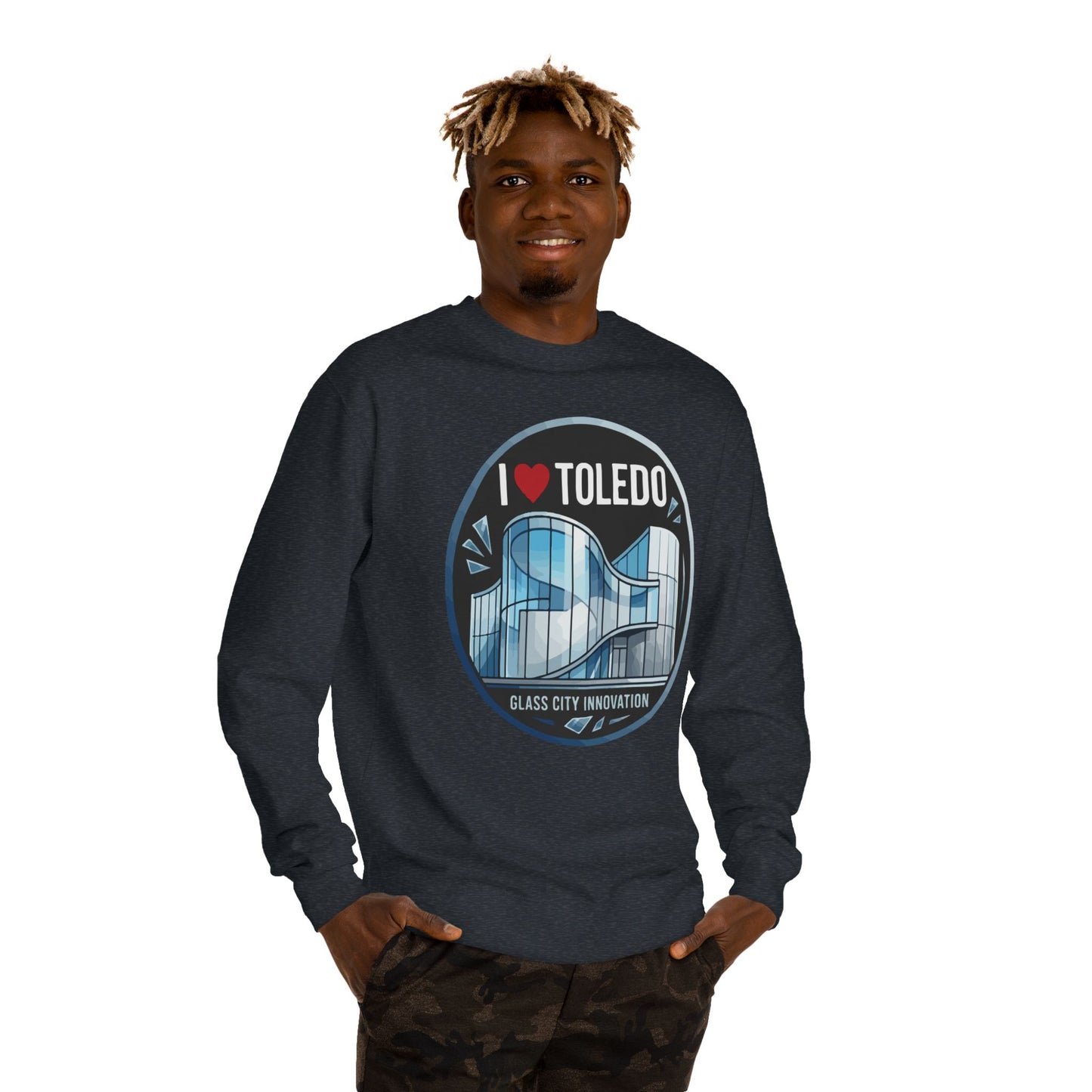 I  Toledo Glass City Sweatshirt — Toledo Skyline Crewneck