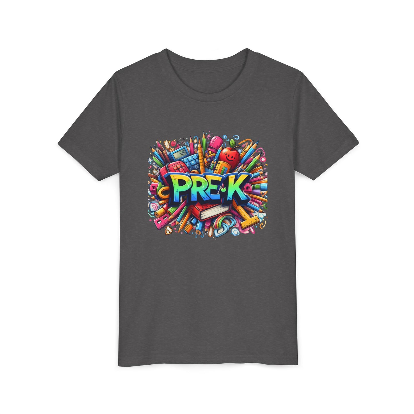 PRE-K Kids Tee — Colorful Back-to-School Pre-K Shirt for Preschoolers