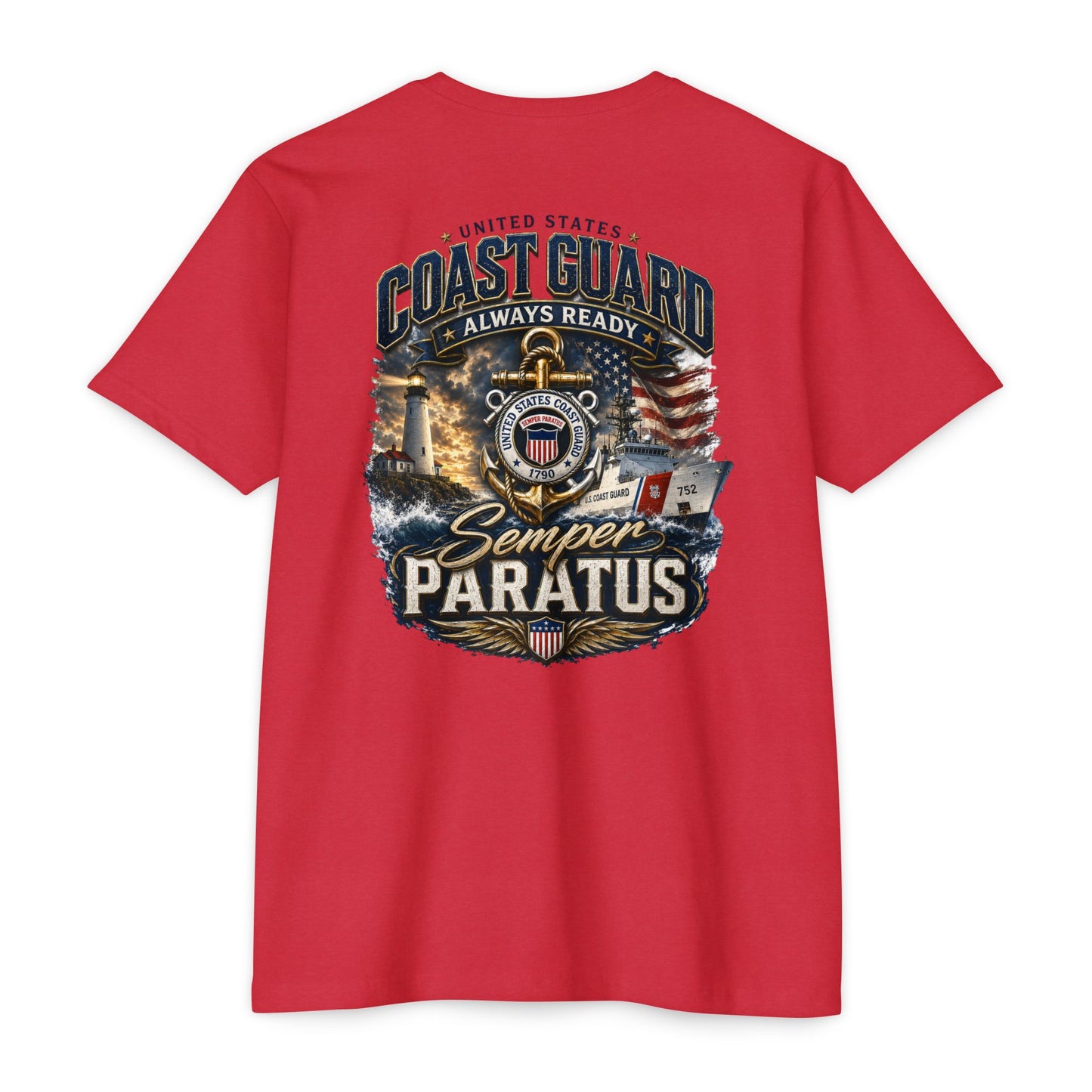 Coast Guard Semper Paratus T-Shirt – U.S. Coast Guard Veteran Tee