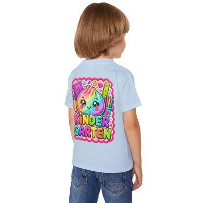 Kindergarten Cute Rainbow Emoji Toddler T-Shirt