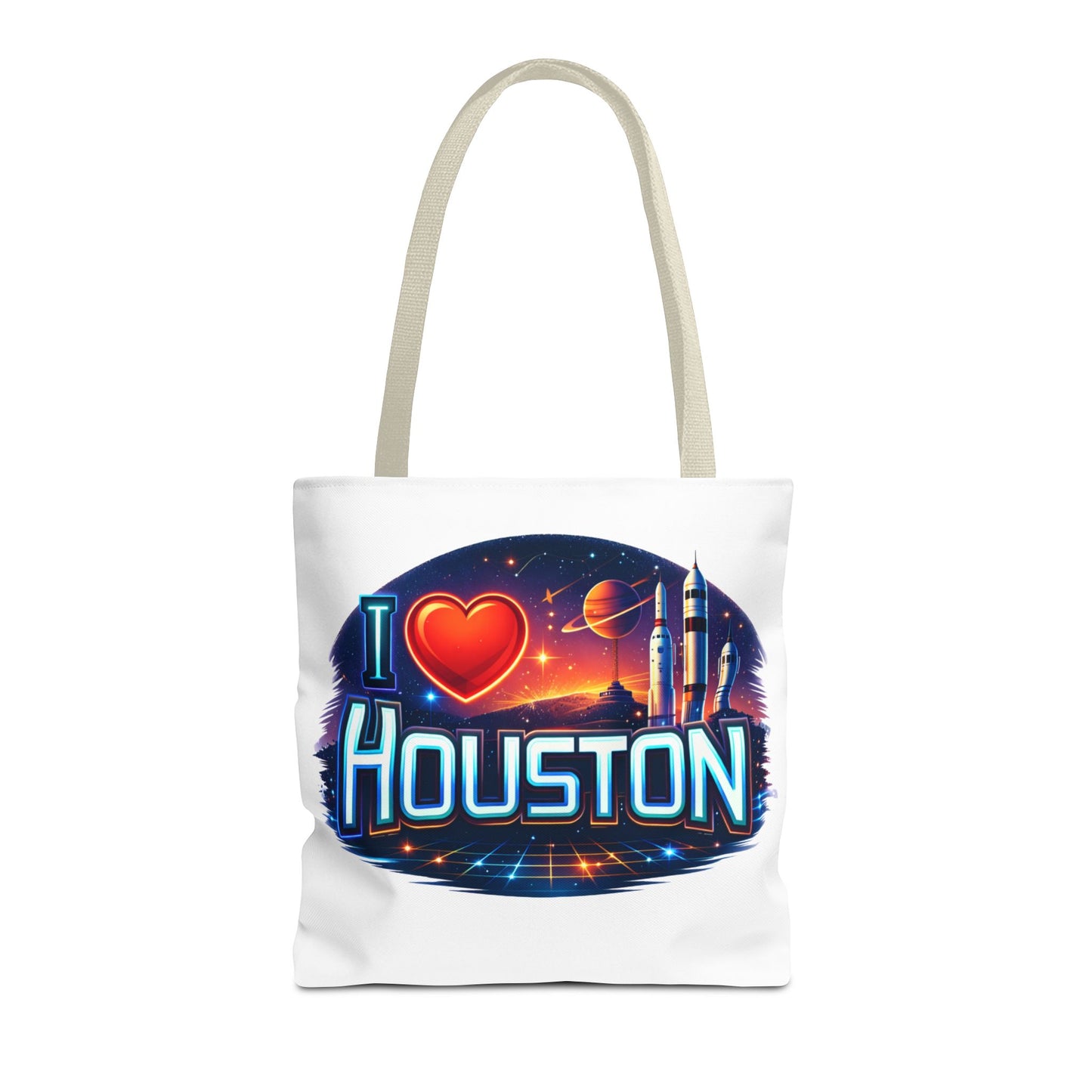 I  Houston Retro Space Tote Bag