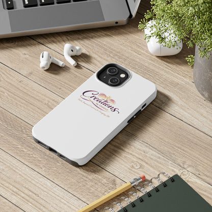 Tough Phone Case - "Creations by Donece" Logo Protective Cover