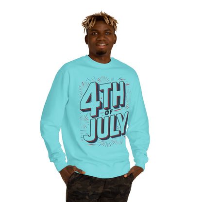 4th of July Sweatshirt - Patriotic Independence Day Crewneck