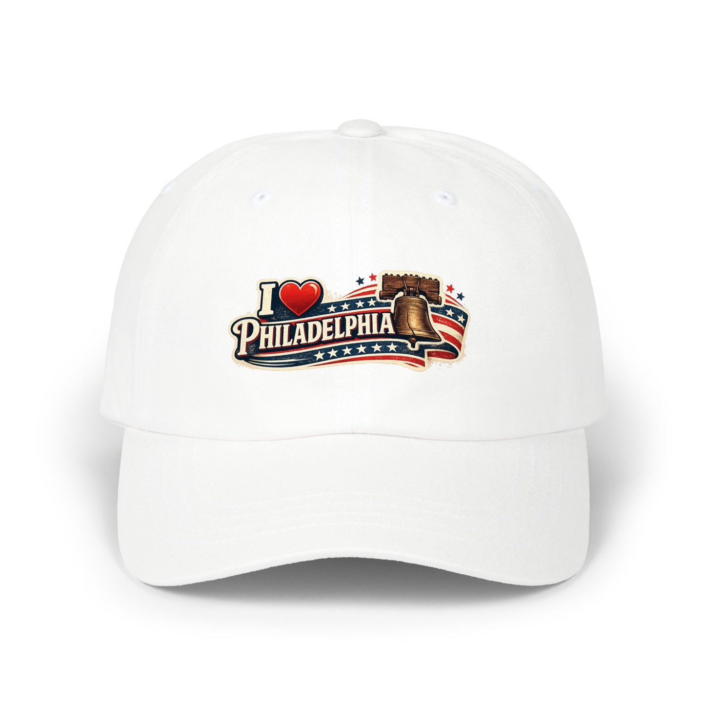 Dad Cap — I  Philadelphia Liberty Bell Embroidered Hat