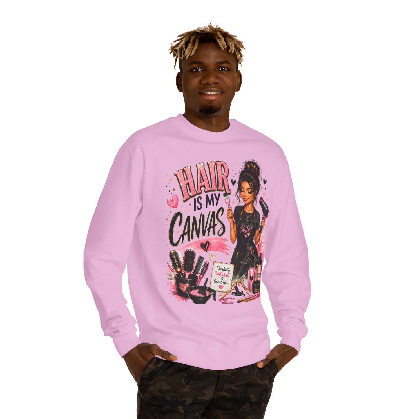 Hair Is My Canvas Sweatshirt