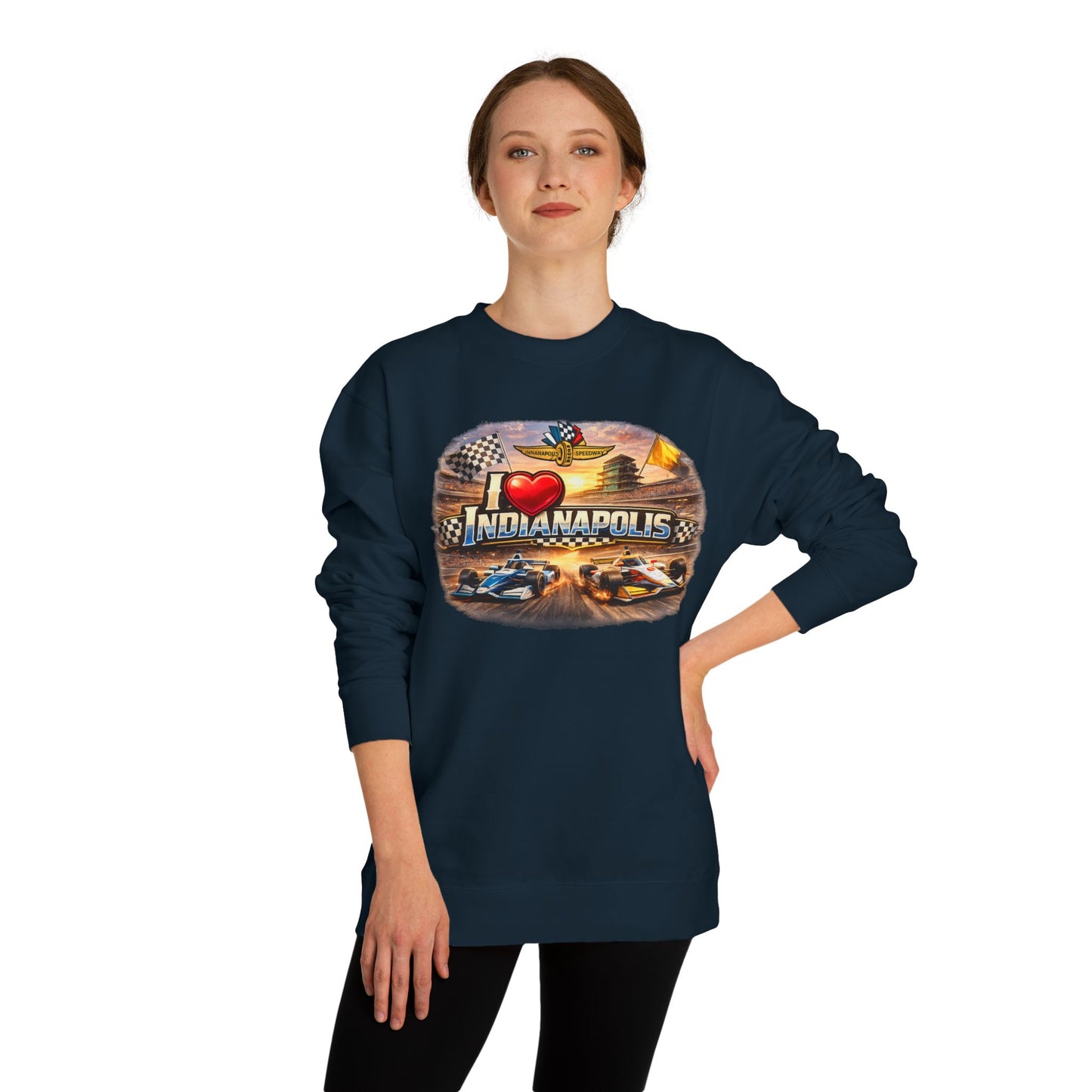 I Heart Indianapolis Racing Crewneck Sweatshirt