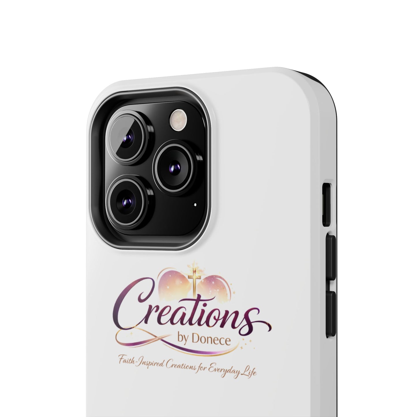 Tough Phone Case - "Creations by Donece" Logo Protective Cover