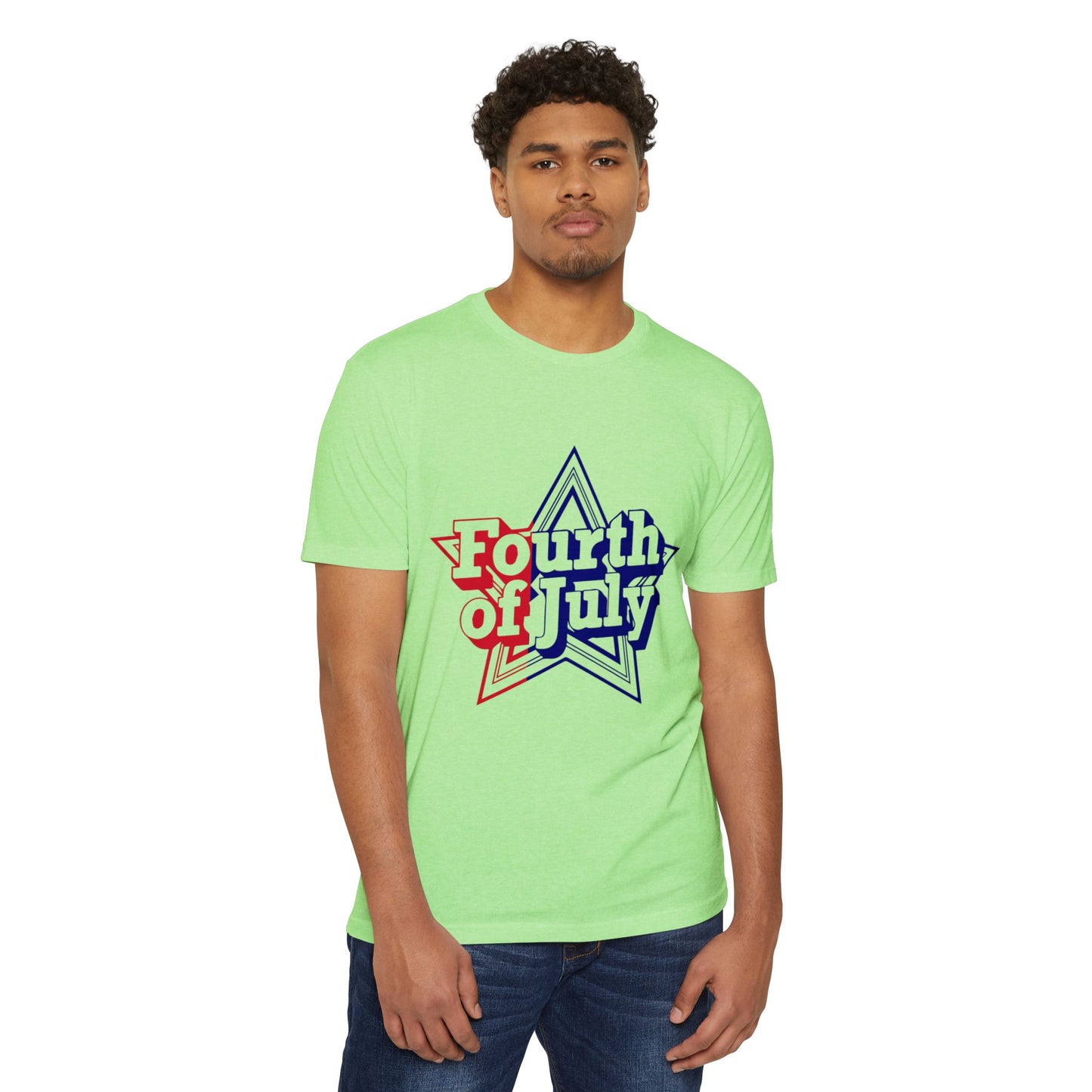 Fourth of July Star T-Shirt — Retro Patriotic Independence Day Tee