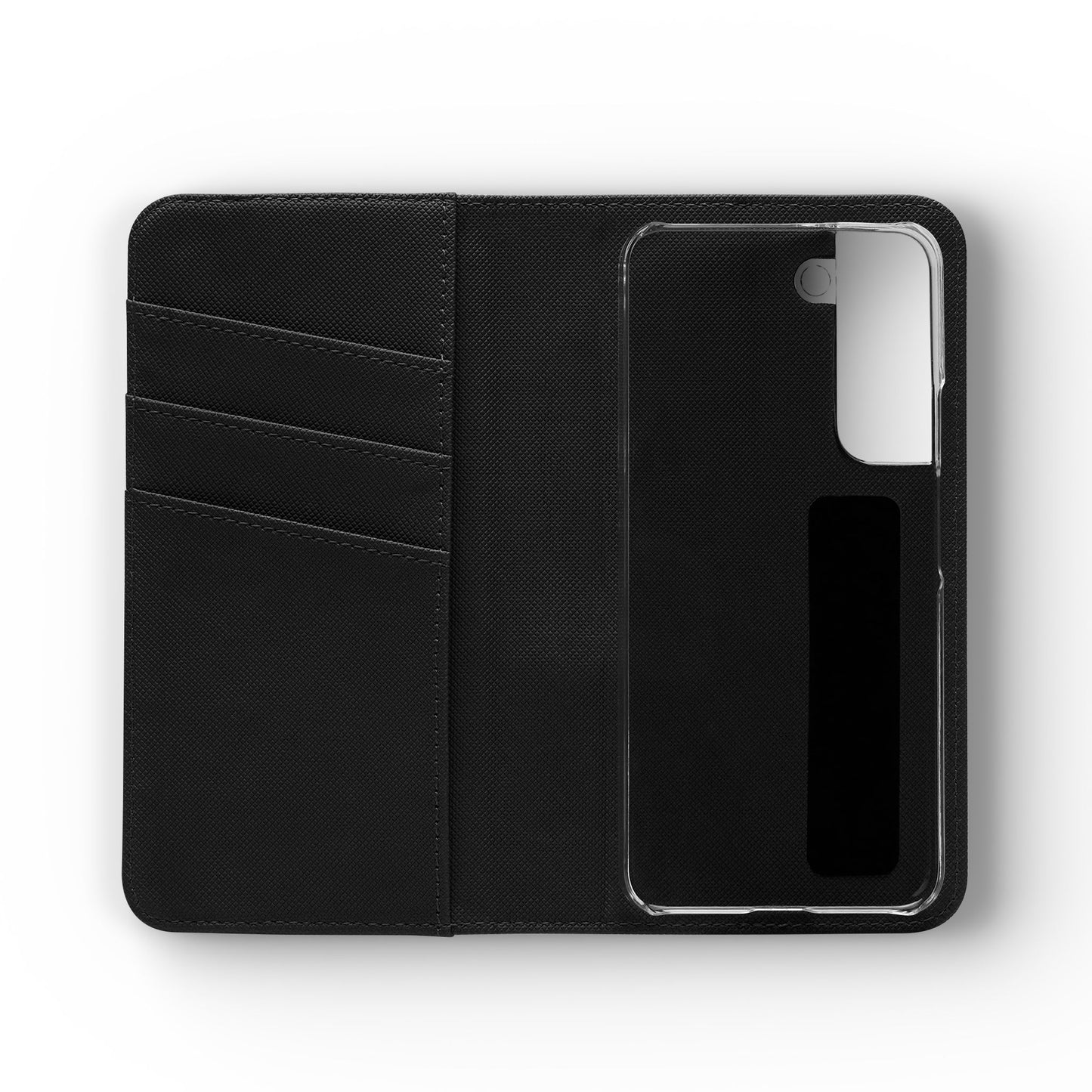Christian Floral Phone Flip Case — "Jesus Saves" & Inspirational Scripture Wallet Cover