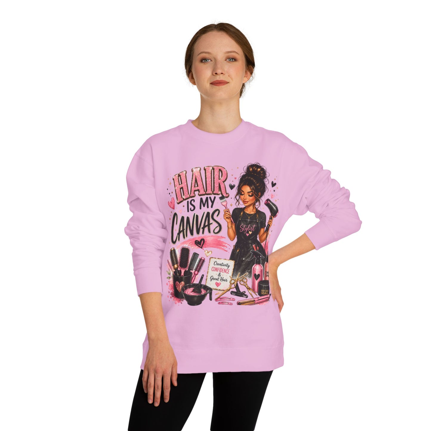 Hair Is My Canvas Sweatshirt