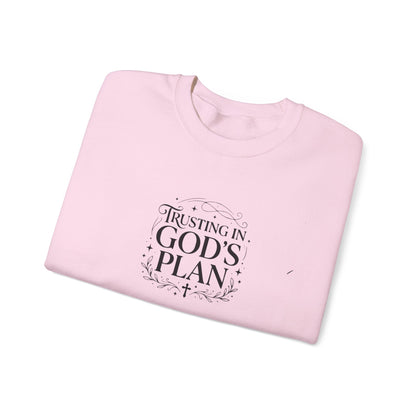 Trusting In God's Plan  Crewneck Sweatshirt