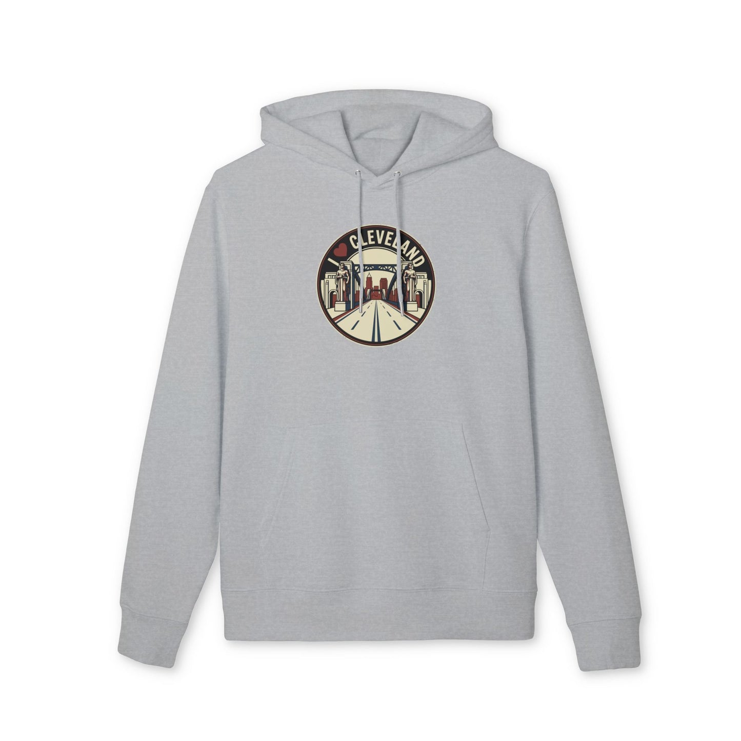 Cleveland Cityscape Hoodie – Retro Road Emblem