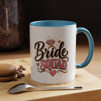Bride Squad Coffee Mug — Bachelorette Party Gift, Bridal Shower Accent Mug