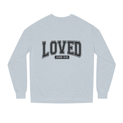 Loved John 3:16 Sweatshirt — Christian Faith Crewneck