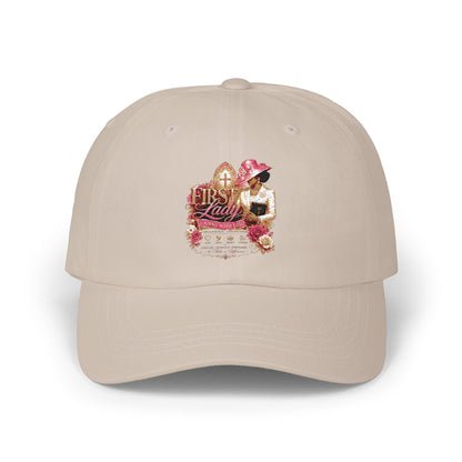 Vintage Floral 'Mom' Dad Cap – Retro Mom & Roses Embroidered Baseball Hat