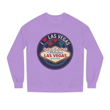 Las Vegas Welcome Sign Sweatshirt – Retro "I  Las Vegas" Crewneck