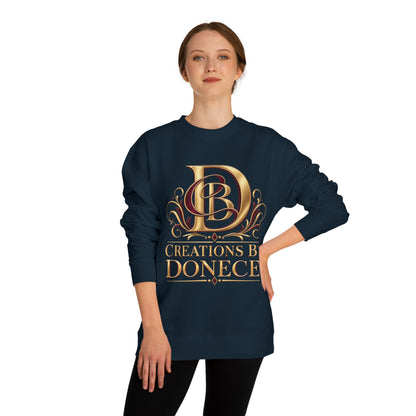 Crewneck Sweatshirt — Creations By Donece Gold Monogram Logo