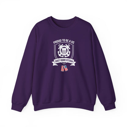 Proud to Be a US Coast Guard Veteran Sweatshirt