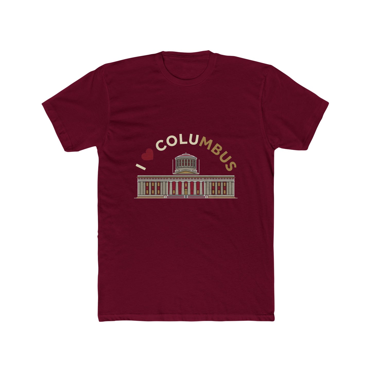 I  Columbus Crew T‑Shirt — Columbus Skyline City Landmark Tee