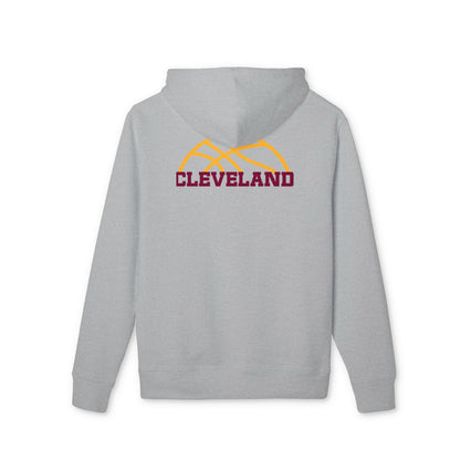 Cleveland Basketball Hoodie — Retro Hoop Logo Pullover