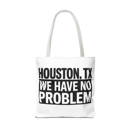 Houston TX Tote Bag — 'We Have No Problem' Graphic Market Tote