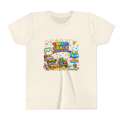 Third Grade Kids Tee — "Third Grade Out of the Classroom" Back-to-School Youth Shirt