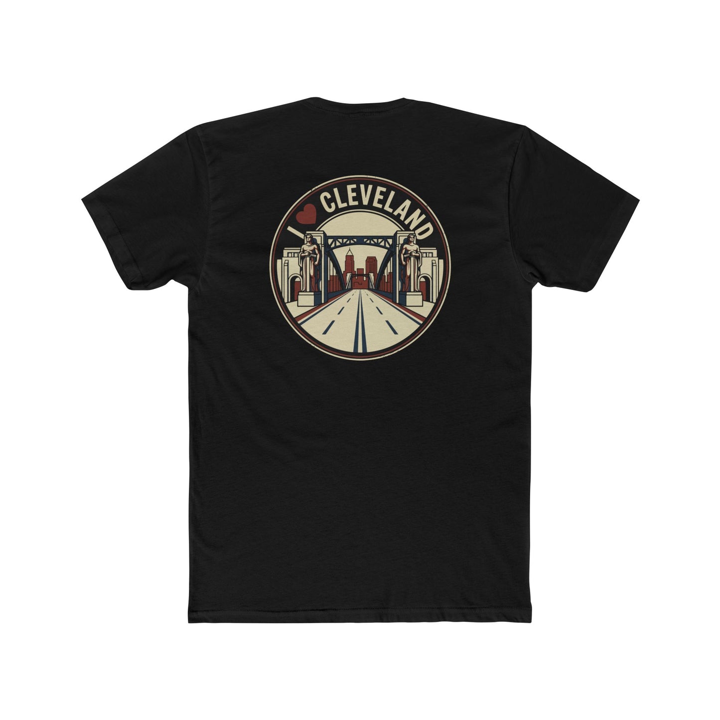 Cleveland Retro Cityscape Tee — I  Cleveland Graphic T‑Shirt