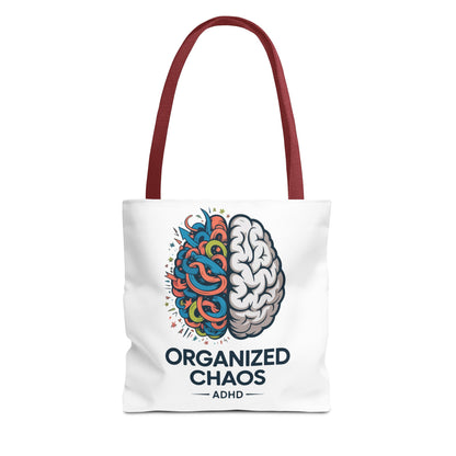 ADHD Tote Bag — "Organized Chaos" Brain Design