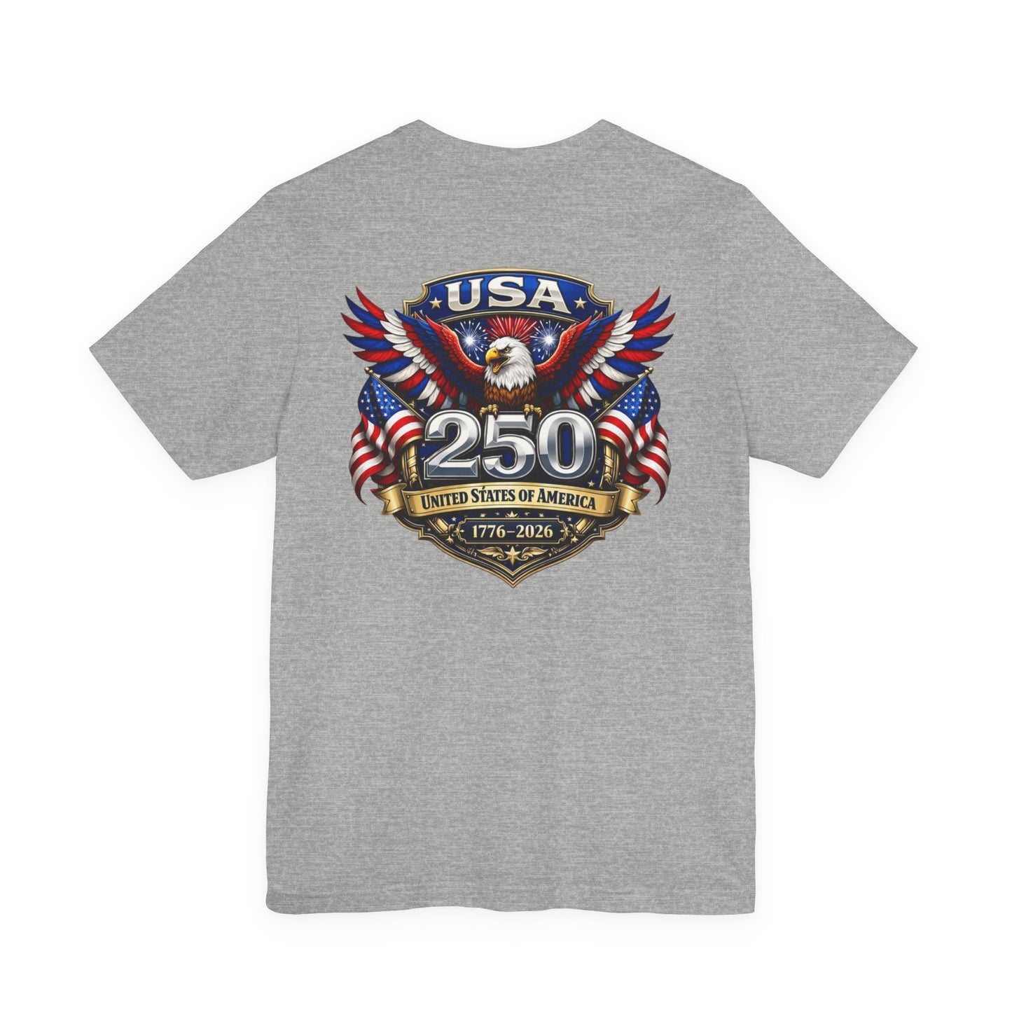 USA 250th Eagle T-Shirt — 1776–2026 Patriotic American Independence Tee