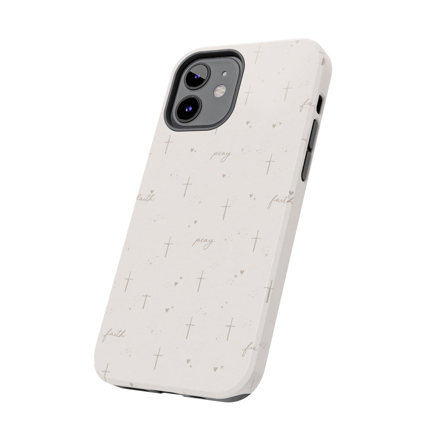 Pray with Faith Phone Case | Christian floral iPhone Case
