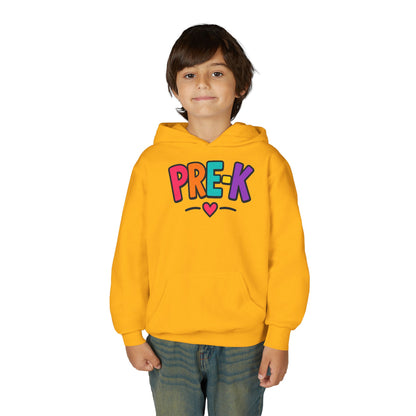 Pre-K Kids Hoodie — Colorful Cute Pre-K School Hooded Sweatshirt for Toddlers