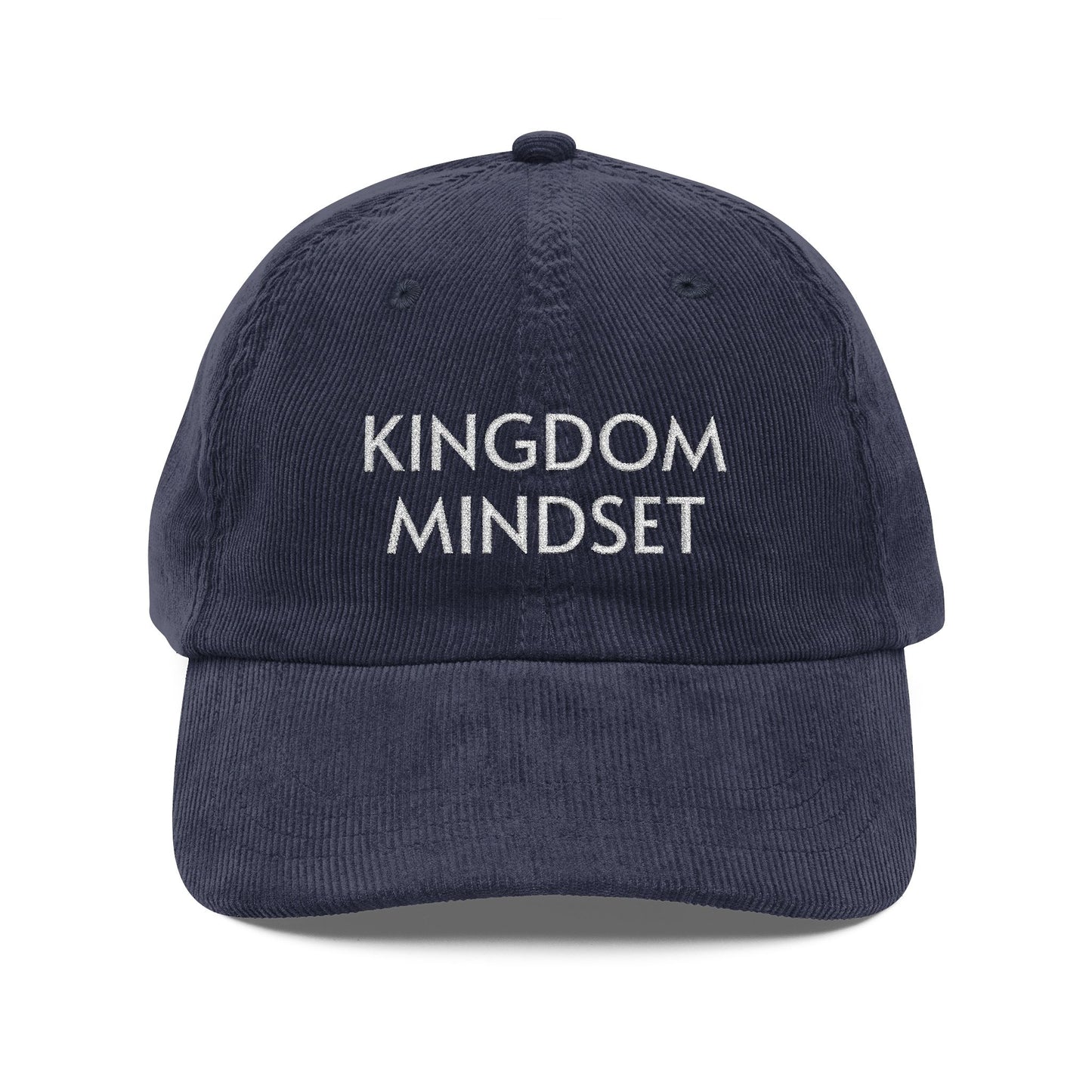 Kingdom Mindset Embroidered Corduroy Cap