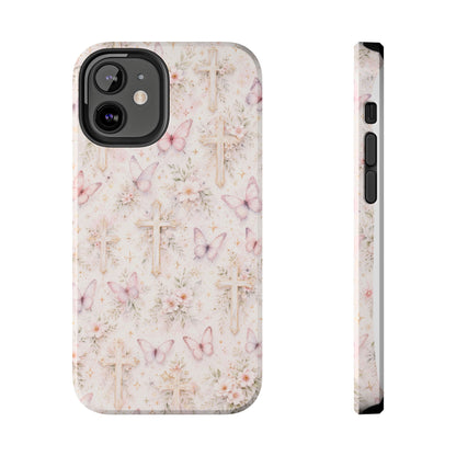 Blessed Wings Phone Case | Christian Floral iPhone Case
