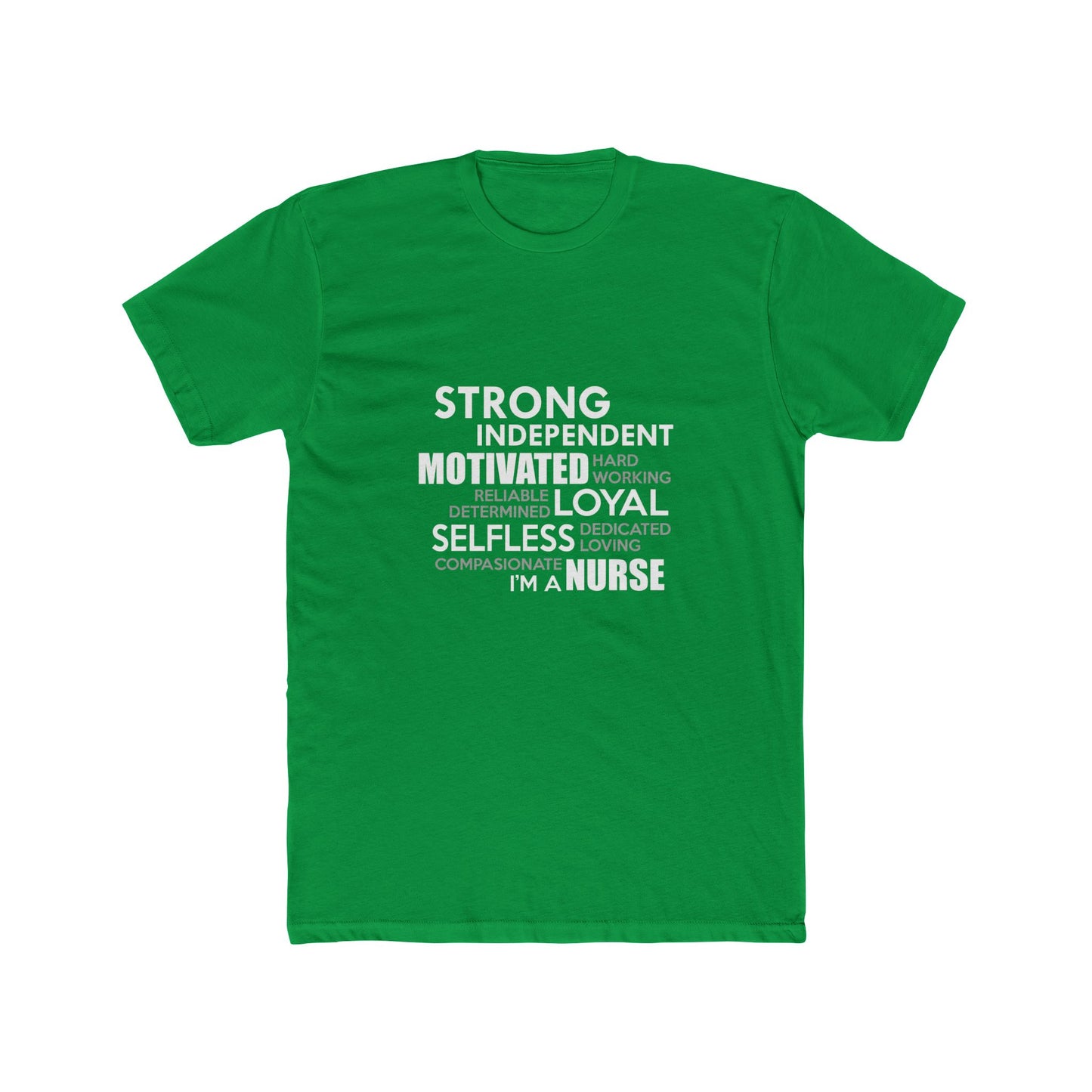 Nurse Word Cloud Tee — "I'm a Nurse" Inspirational Graphic T-Shirt