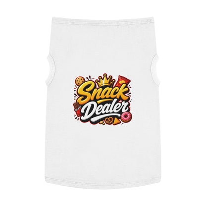 Snack Dealer Pet Tank Top – Funny Treat Lover Dog Shirt