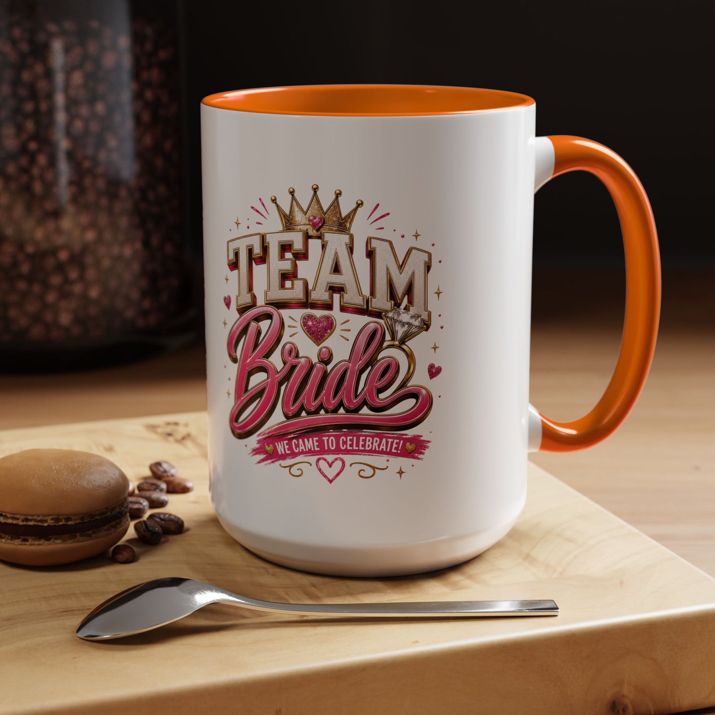 Team Bride Coffee Mug — 'Team Bride' Bachelorette Accent Mug (11/15oz)