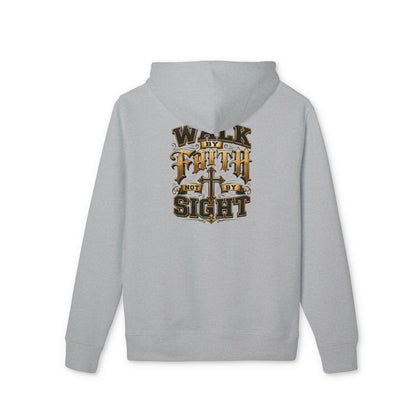 Faith Over Fear Hoodie — "Walk by Faith Not by Sight" Christian Pullover