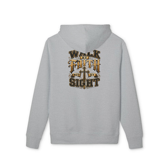 Faith Over Fear Hoodie — "Walk by Faith Not by Sight" Christian Pullover