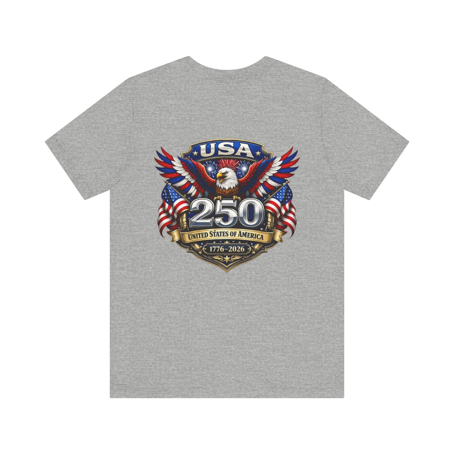 USA 250th Anniversary Eagle T-Shirt — 1776–2026 Patriotic Flag Tee