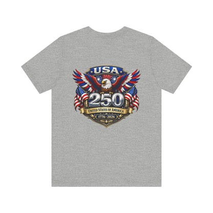 USA 250th Anniversary Eagle T-Shirt — 1776–2026 Patriotic Flag Tee