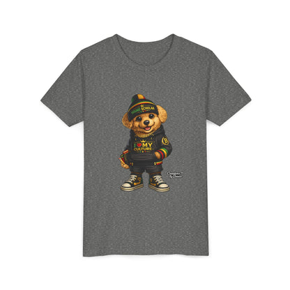 Youth Bear Graphic Tee – "I Love My Culture" Urban Streetwear