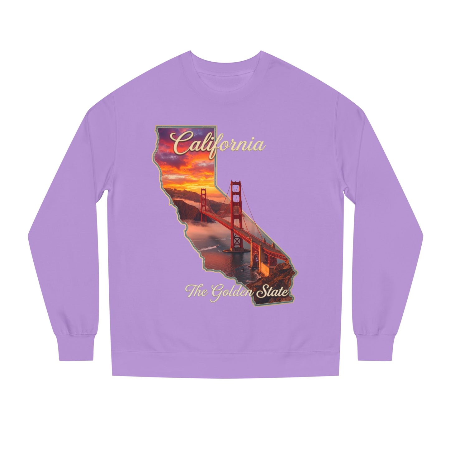 California Golden State Sweatshirt — Golden Gate Sunset Crew