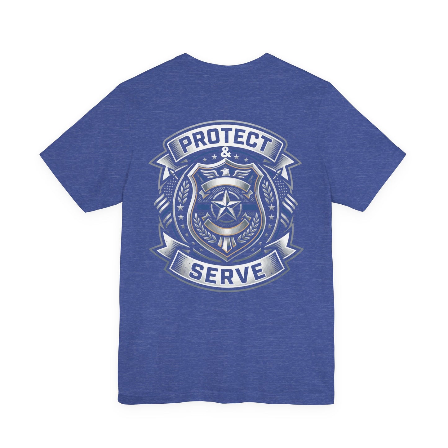 Protect & Serve T-Shirt — Police Badge Emblem Tee